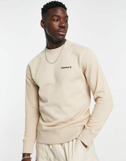 Beige timberland sweatshirt new arrivals