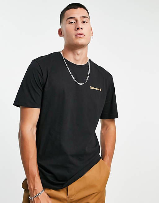 Timberland Small Logo t-shirt in black