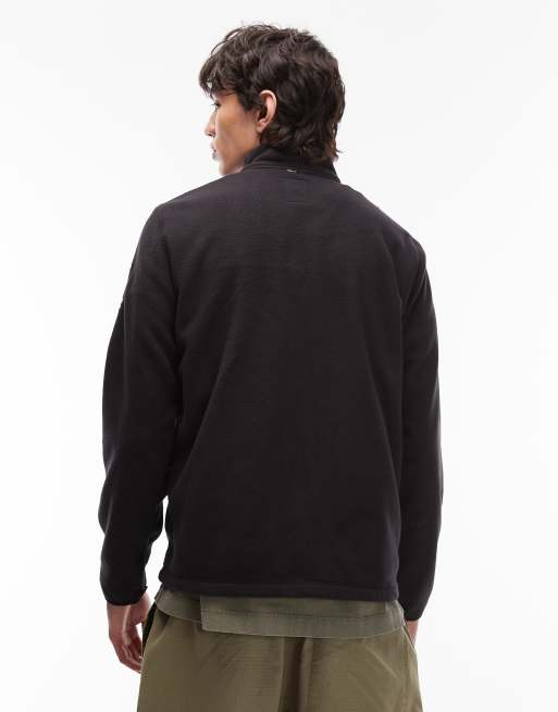 Timberland - Sort polar-fleece med fuld lynlås, 3 af 5