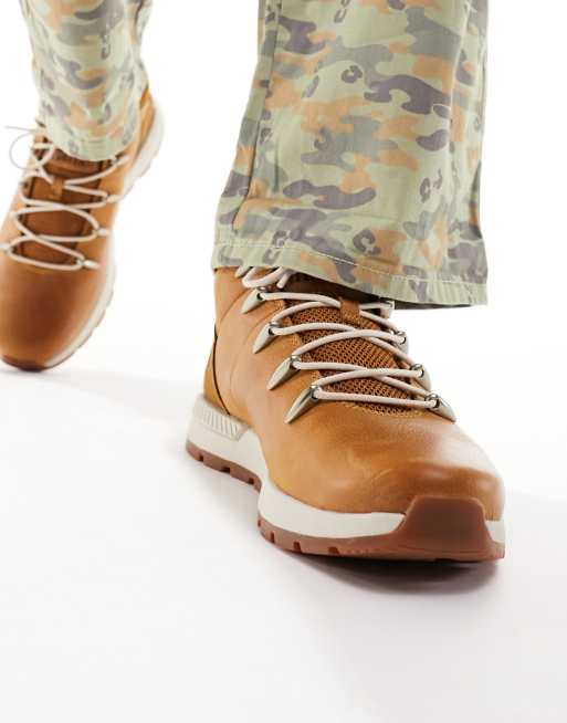 Timberland – Sprint Trekker – Bruna, medelhöga boots i strukturerat läder, 3 av 4