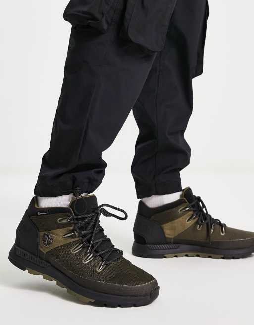 Timberland Sprint Trekker Mid Fab WP Laarzen in khaki ASOS