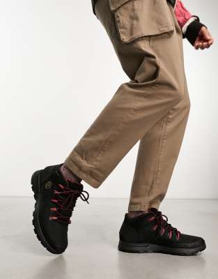 Timberland – Sprint Trekker – Svarta medelhöga boots i mesh