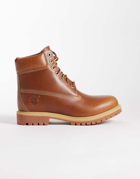 Timberland stivale stringato 6 inch marrone - view 1