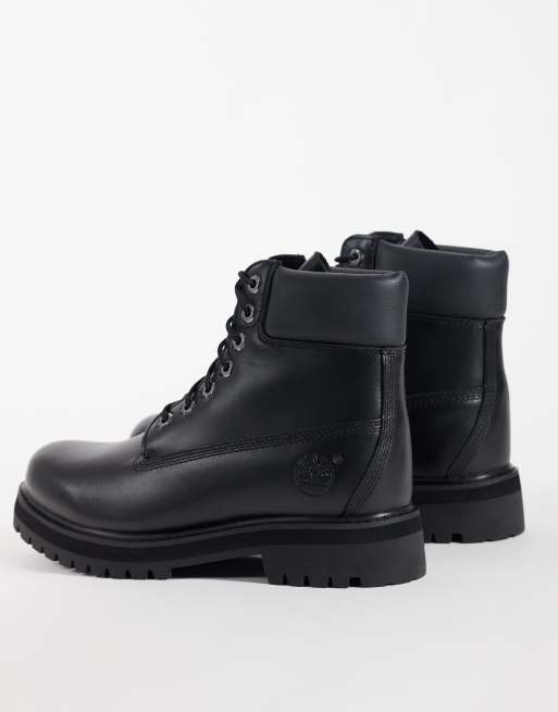 Timberland stivale stringato impermeabile da 6 pollici nero, 3 di 4