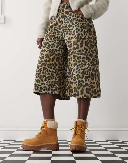 Timberland Stone Street 6 inch elevated lined boots in wheat nubuck