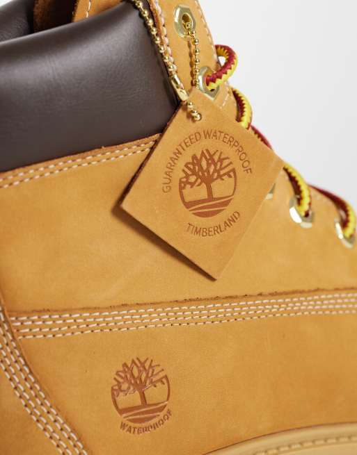 Timberland - Stone Street - 6 inch hoge laarzen in tarwebruin nubuck, 4 van 6