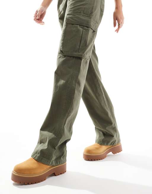 Timberland stone street 6 inch lace up platform waterproof boot in wheat, 2 of 4