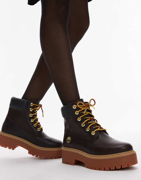 Timberland – Stone Street – 6 Inch – Lederstiefel in Espresso-Dunkelbraun - view 1