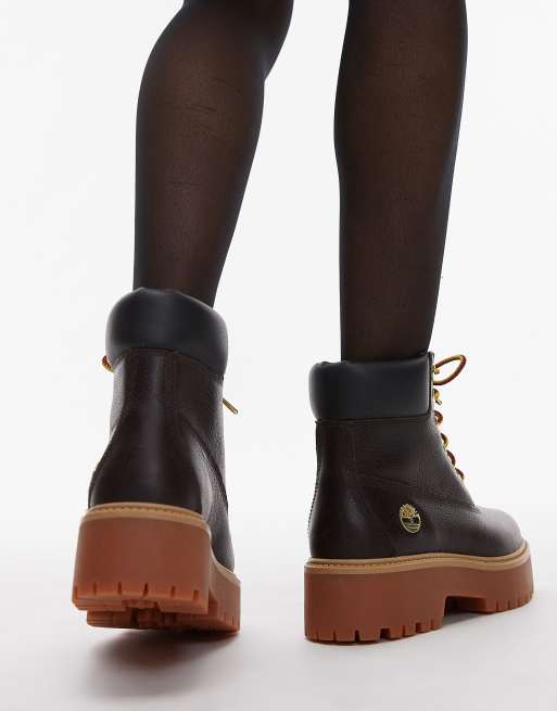 Timberland - Stone Street - Bottines 6 pouces en cuir - Espresso foncé, 4 de 4