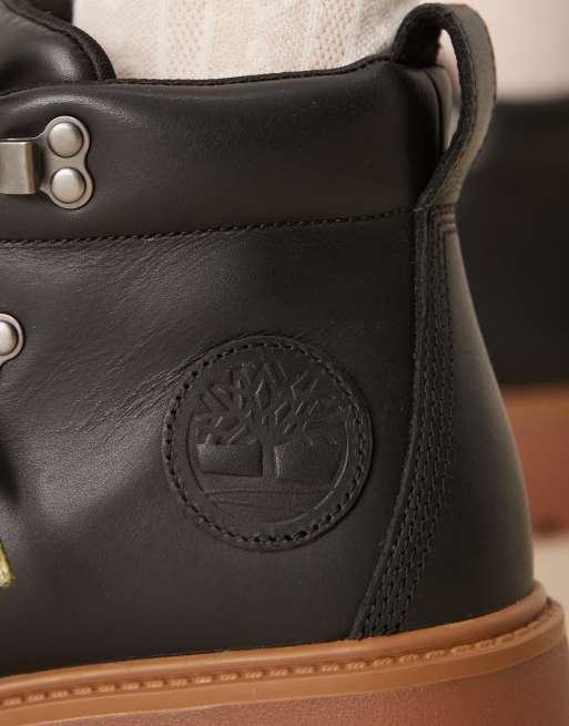 Timberland - Stone Street - Bottines mi-montantes en cuir à lacets - Noir, 2 de 4