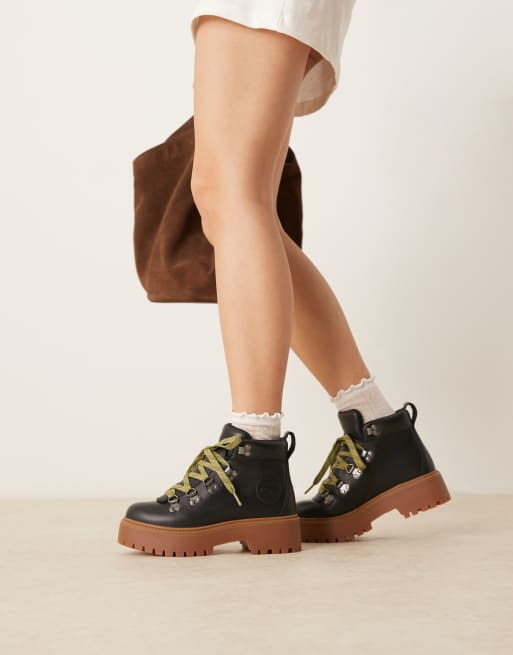 Timberland - Stone Street - Bottines mi-montantes en cuir à lacets - Noir, 3 de 4