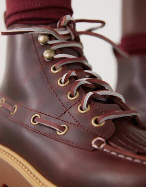 Timberland - Stone Street - Bottines montantes à lacets avec 7 paires d'œillets - Bordeaux, 4 de 4