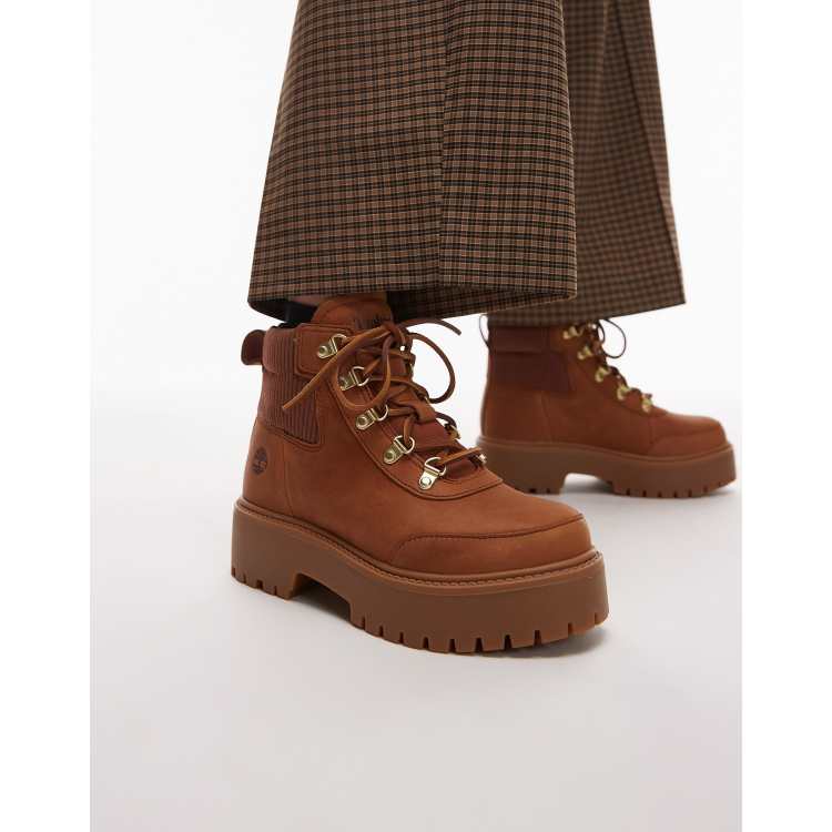 Timberland - Stone Street - Laarzen van nubuck met veters en
