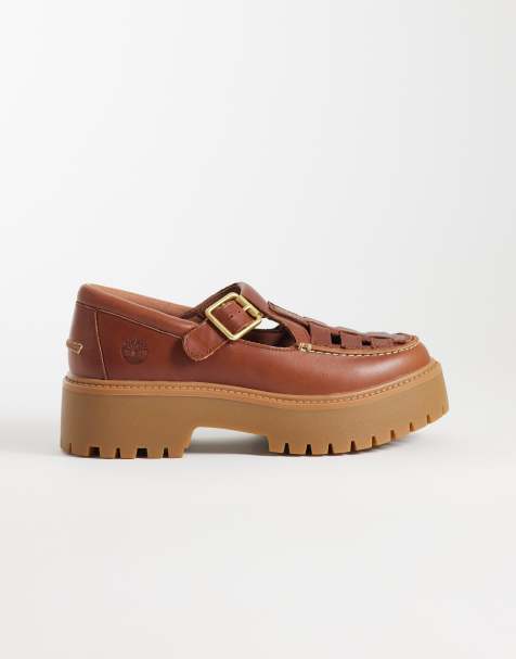 Timberland - Stone Street - Mary Jane schoenen in bruin leer - view 1