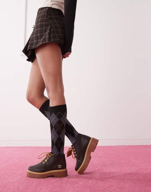 Timberland – Stone Street Nellie – Lederstiefel in Espresso-Dunkelbraun, 2 von 4