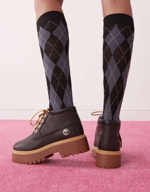 Timberland – Stone Street Nellie – Lederstiefel in Espresso-Dunkelbraun, 4 von 4