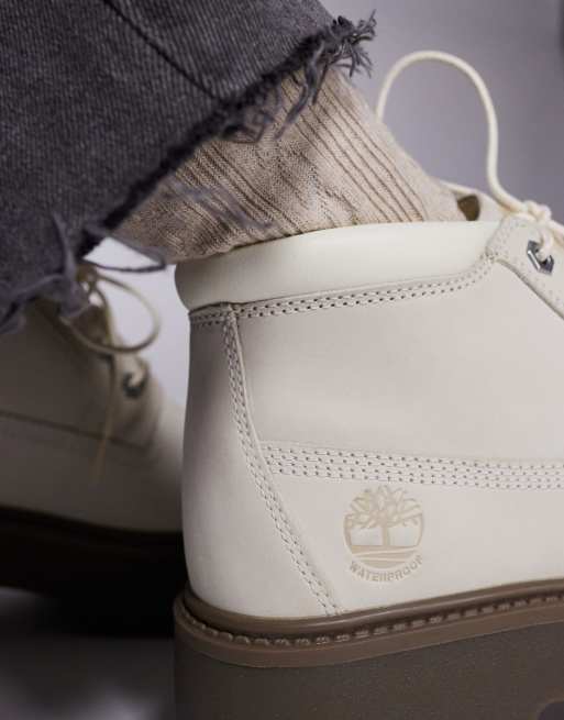 Timberland Stone Street Nellie platform boots in grey nubuck