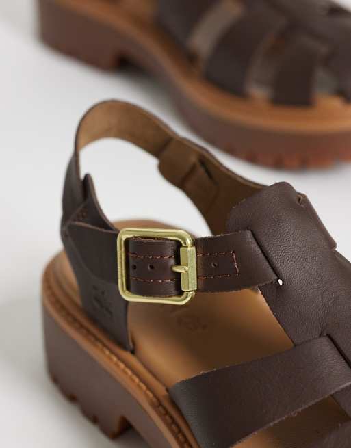 Timberland - Stone Street - Sandali da pescatore in pelle marrone scuro, 2 di 4