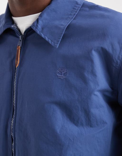 Timberland - Stratham - Chaqueta bomber azul océano de algodón con tratamiento impermeable duradero, 2 de 5