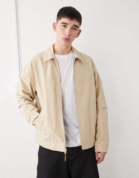 Timberland - Stratham - Giacca bomber resistente in cotone idrorepellente color safari - view 1