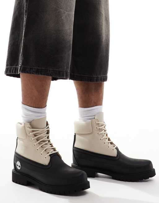 Timberland – Svarta och naturfärgade, vattentäta 6 tums, 2 av 4