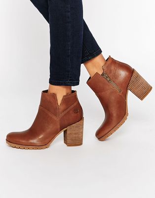 timberland heeled chelsea boots