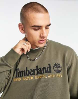 Timberland sweatshirt in khaki