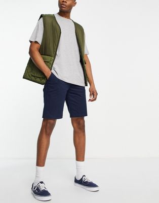 Timberland t-l stretch twill chino shorts in navy