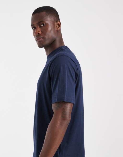 Timberland - T-shirt à manches courtes avec logo superposé imprimé - Saphir foncé, 2 de 5