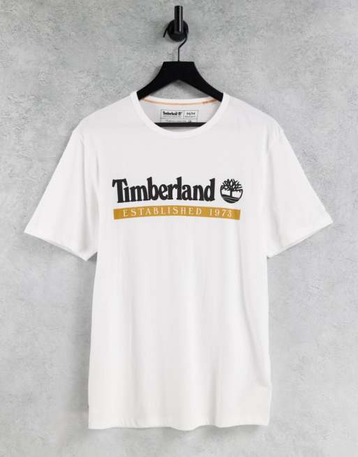 Timberland - T-shirt con scritta 