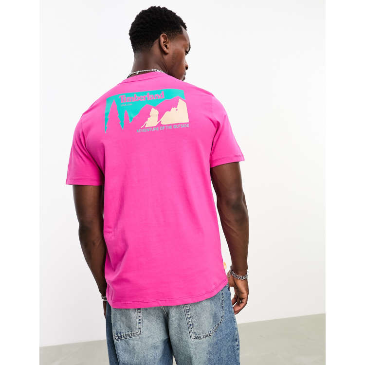 Pink on sale timberland shirt