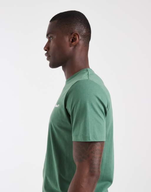 Timberland - T-shirt met logoprint in groen, 5 van 5