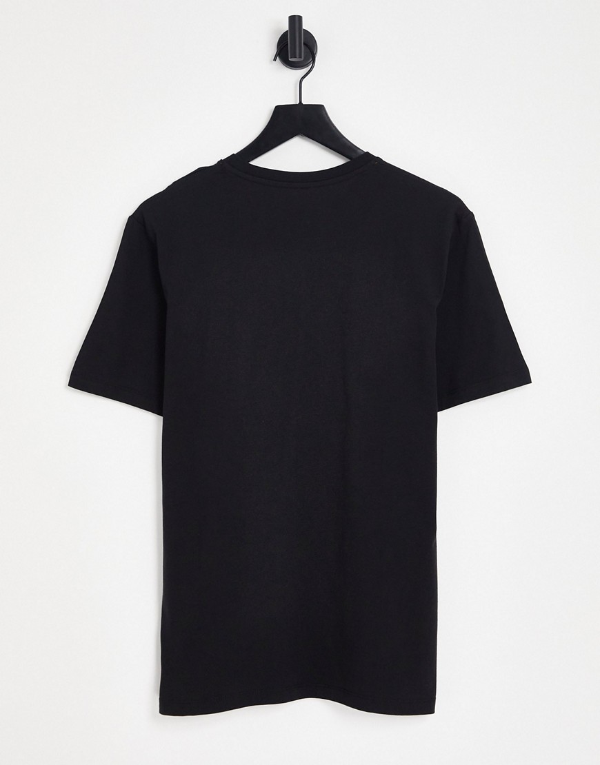 T-shirt nera con logo piccolo-Nero - Timberland T-shirt donna  - immagine2