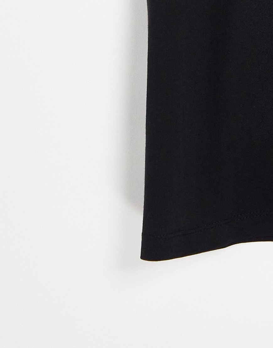T-shirt nera con logo piccolo-Nero - Timberland T-shirt donna  - immagine3