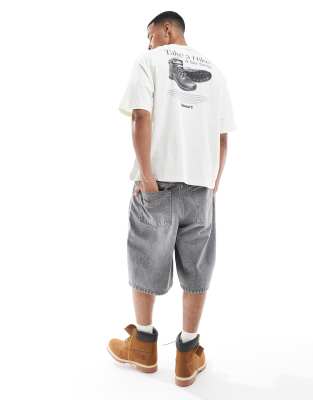 Timberland Take a Hike backprint t-shirt in white - Exclusive to ASOS - view 1