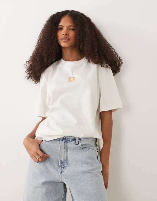 Timberland - Timberland® - T-shirt à manches courtes et logo superposé - Blanc vintage
