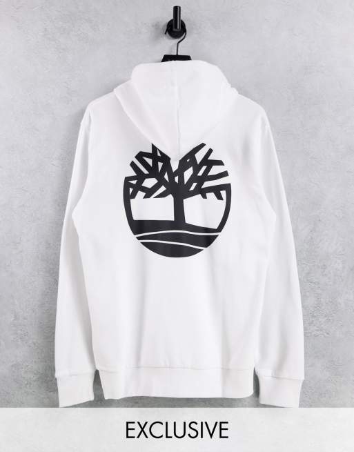 Timberland white hoodie hot sale