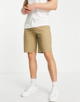 Timberland twill chino shorts in beige