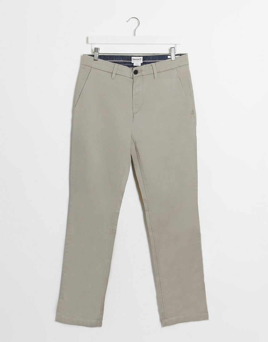 Timberland twill straight chino trousers-Grey