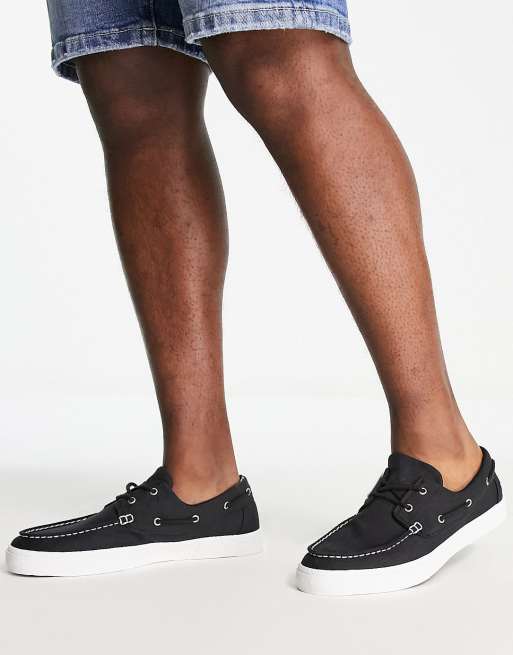 Timberland Union Wharf boat sneakers in black