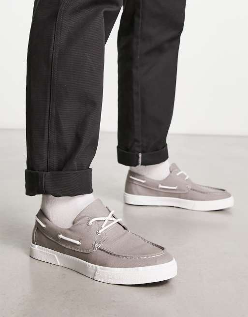 Grey sale deck shoes