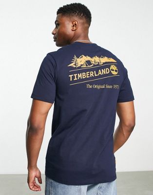 Timberland Utility back print t-shirt navy
