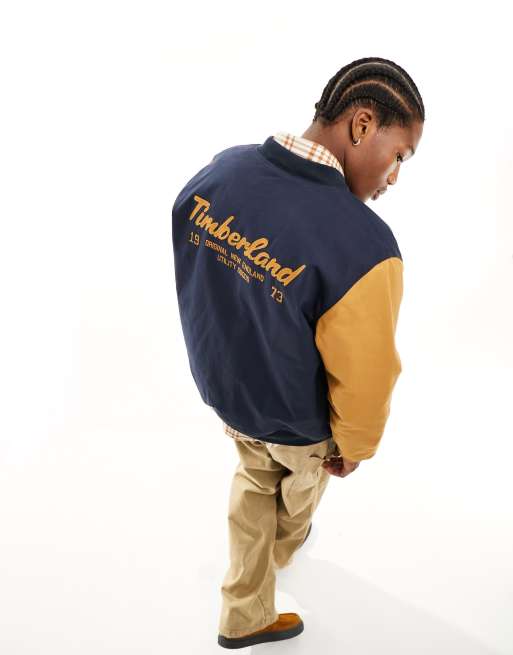 Timberland on sale varsity jacket