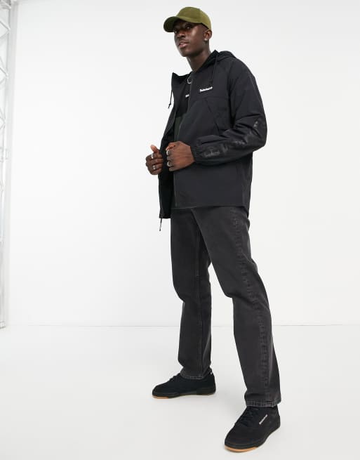 Timberland Veste coupe vent zipp e Noir ASOS