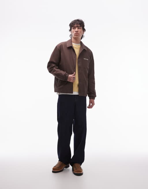 Timberland - Veste d'entraîneur isolante en toile - Marron délavé, 2 de 5