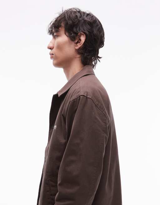 Timberland - Veste d'entraîneur isolante en toile - Marron délavé, 4 de 5