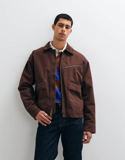 Timberland veste en toile couleur chicorée café, 1 de 5
