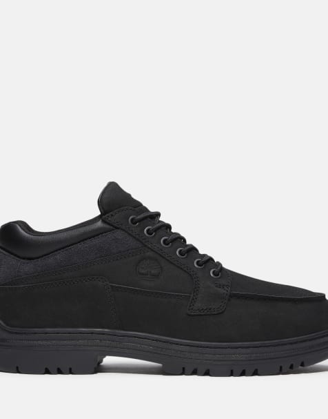 Timberland veterschoen in zwart nubuck - view 1