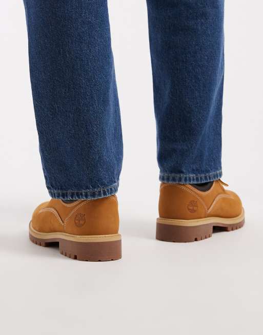 Timberland - Veterschoenen in tarwebruin nubuck, 4 van 5