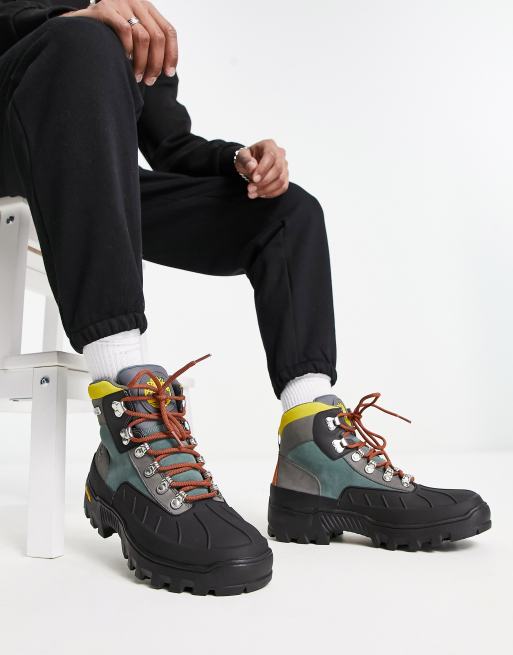 Timberland Vibram Euro Hiker waterproof boots in gray | ASOS